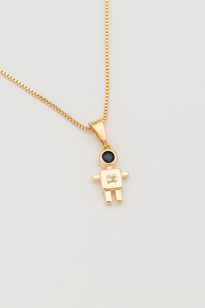 FotoPingente Filho Zircônia Banho Ouro 18K