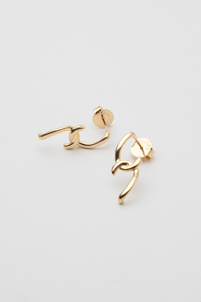 FotoBrinco Fio Entrelaçado Banho Ouro18K