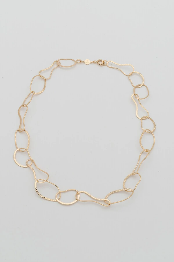 Colar Dourado Origem Elos Orgânicos