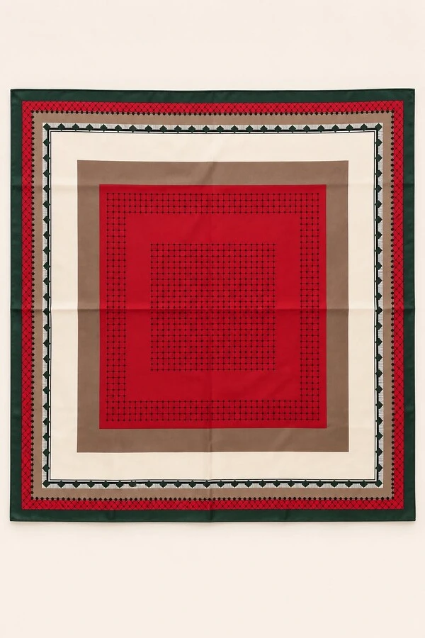 Lenço Estampa Geometrica