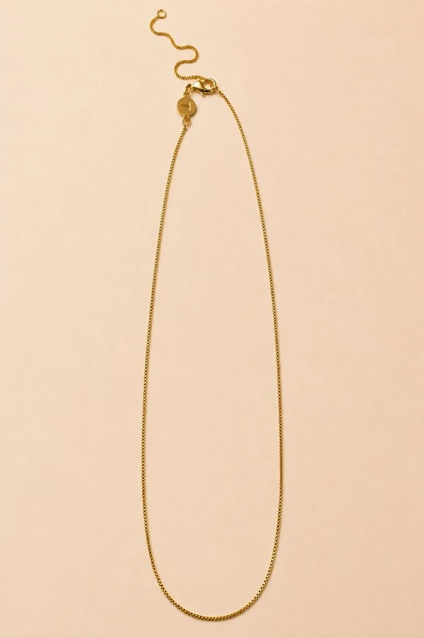 Colar Veneziana 45 cm Banho Ouro 18K