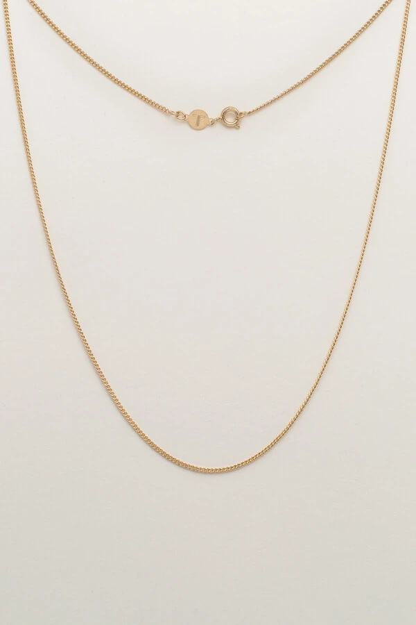 Colar Grumet Banho Ouro 18K