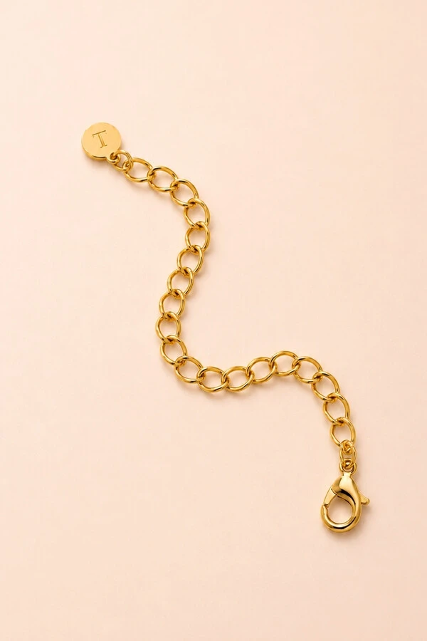Corrente Extensora Banho Ouro 18K