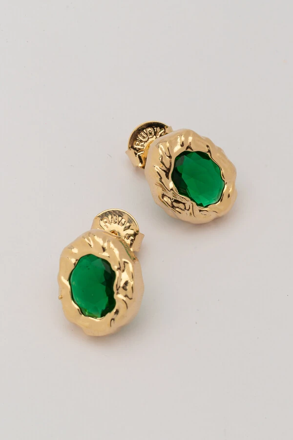 Brinco Dourado Amazonas Verde Esmeralda