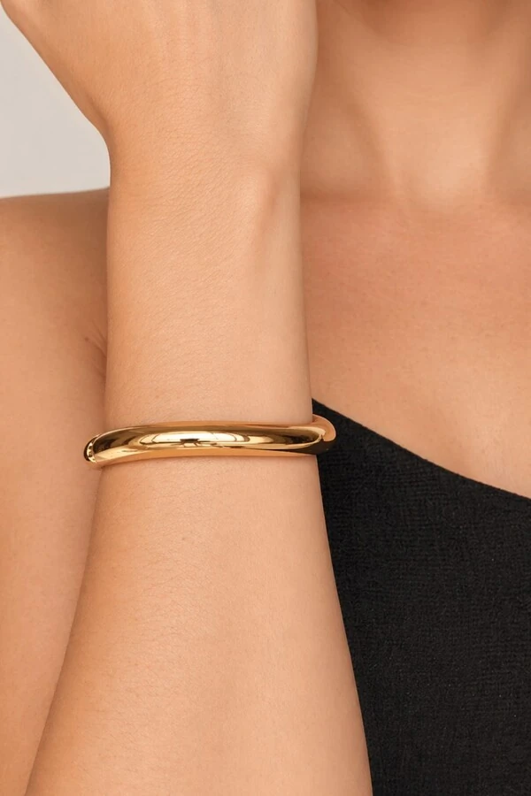 Pulseira Bracelete Forma Onda