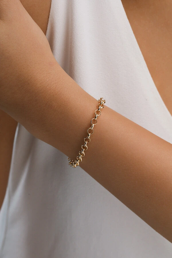 Pulseira Dourada Elos Portugueses