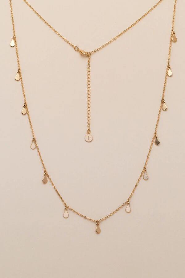 Colar Dourado Gaia Longo Gotinhas