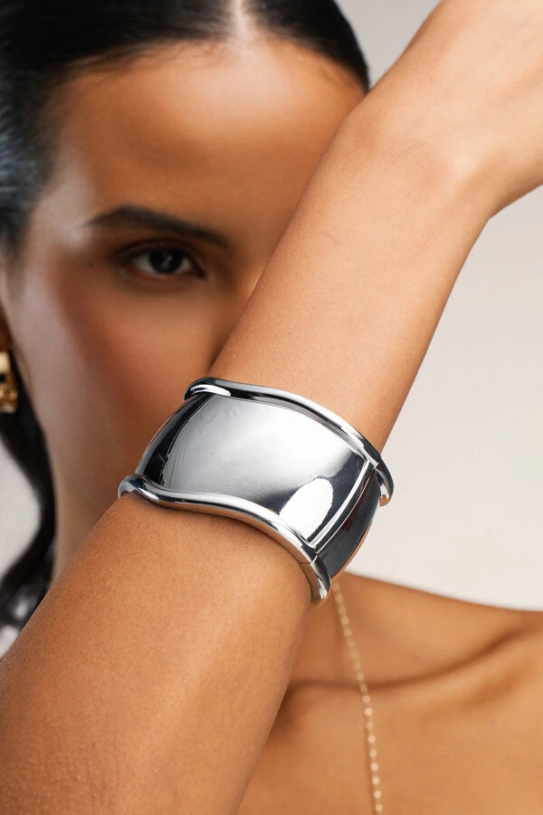 Pulseira Bracelete Largo Bold