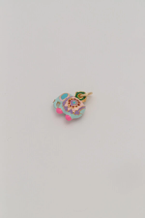 Pingente Elefante Esmaltado