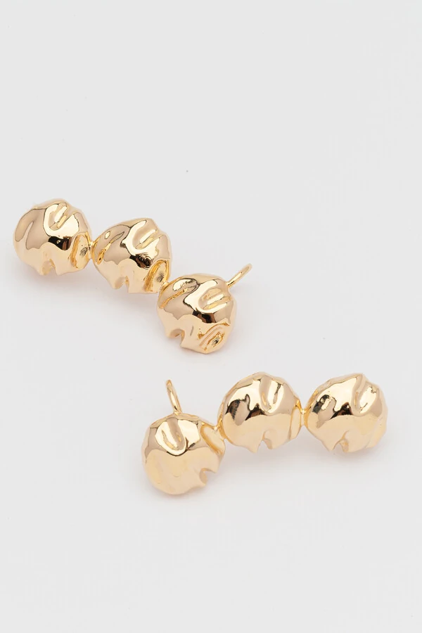 Brinco Dourado Earcuff Dunas
