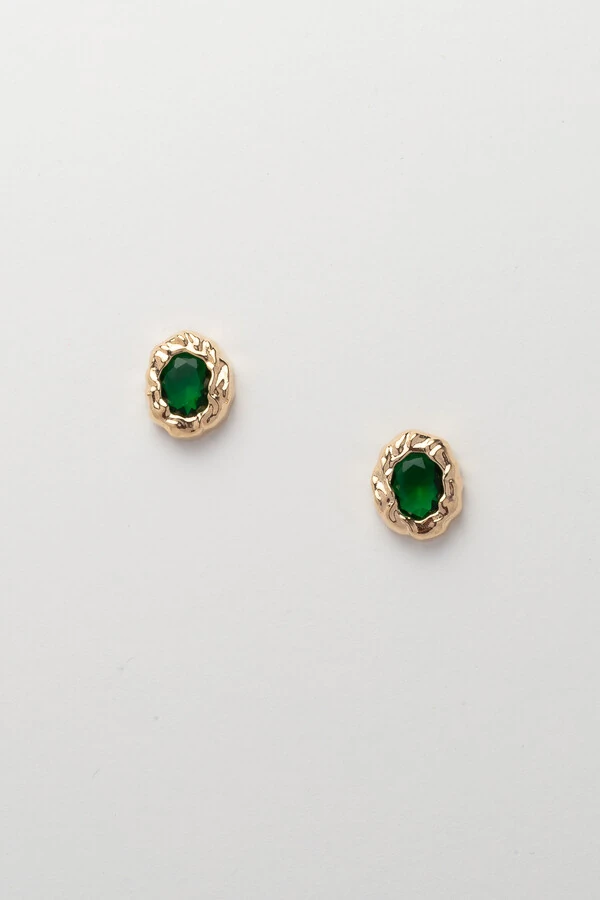 Brinco Dourado Amazonas Verde Esmeralda