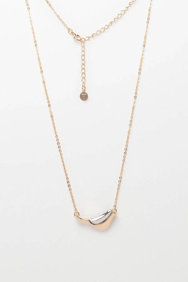 Colar Dourado Mãe e Filho