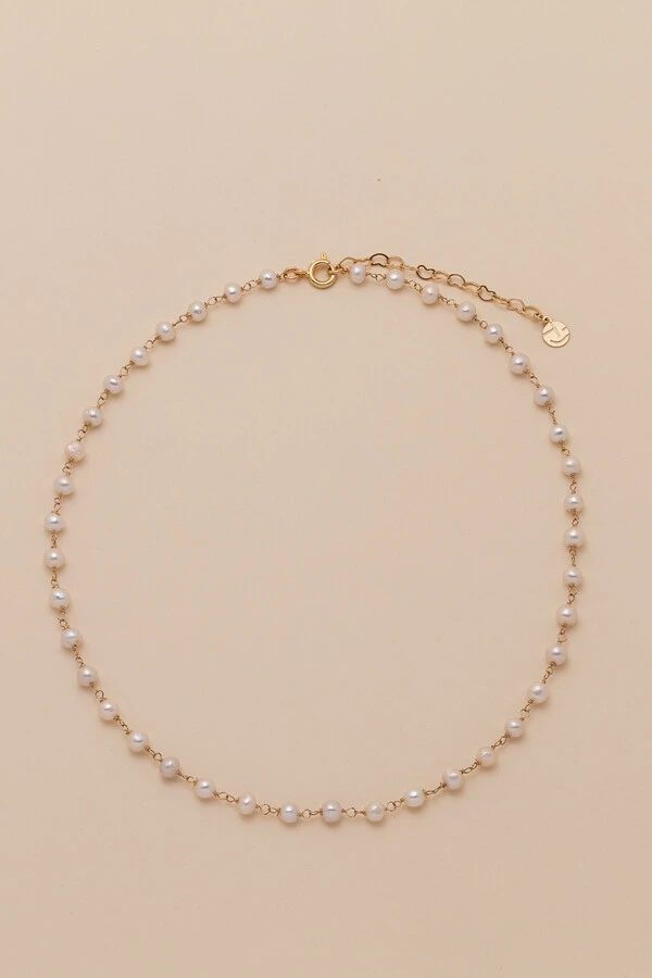 Colar Choker Siena Pérola Natural