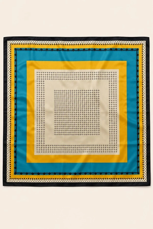 Lenço Estampa Geometrica