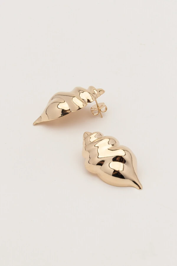 Brinco Dourado Concha