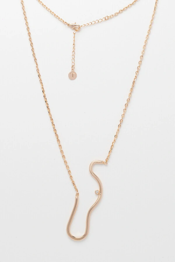 Colar Dourado Caminho