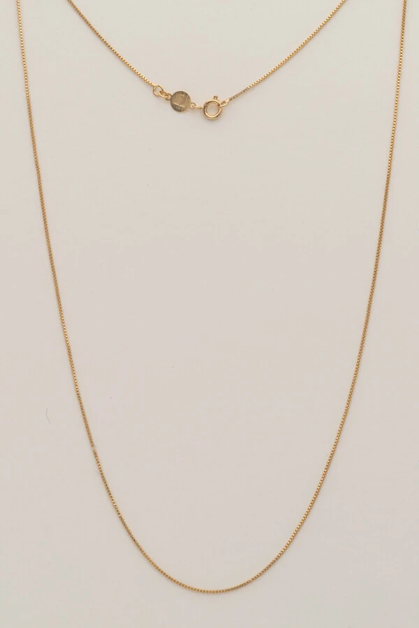 Colar Veneziana Banho Ouro 18K