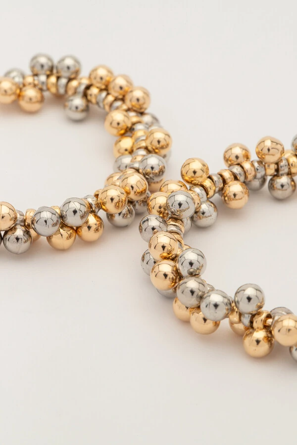 Brinco Argola Mix Bubbles Duo Color
