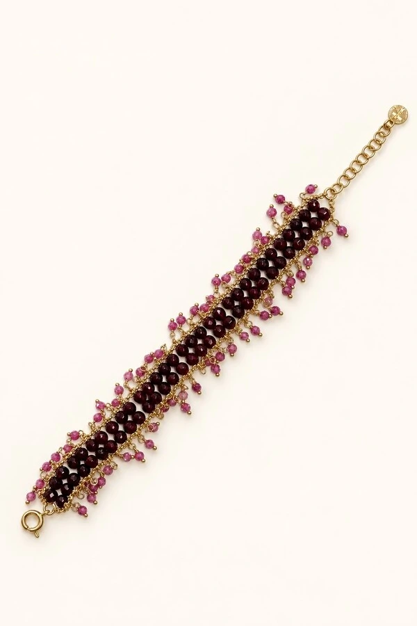 Pulseira Centopeia Fiori Banho Ouro 18K