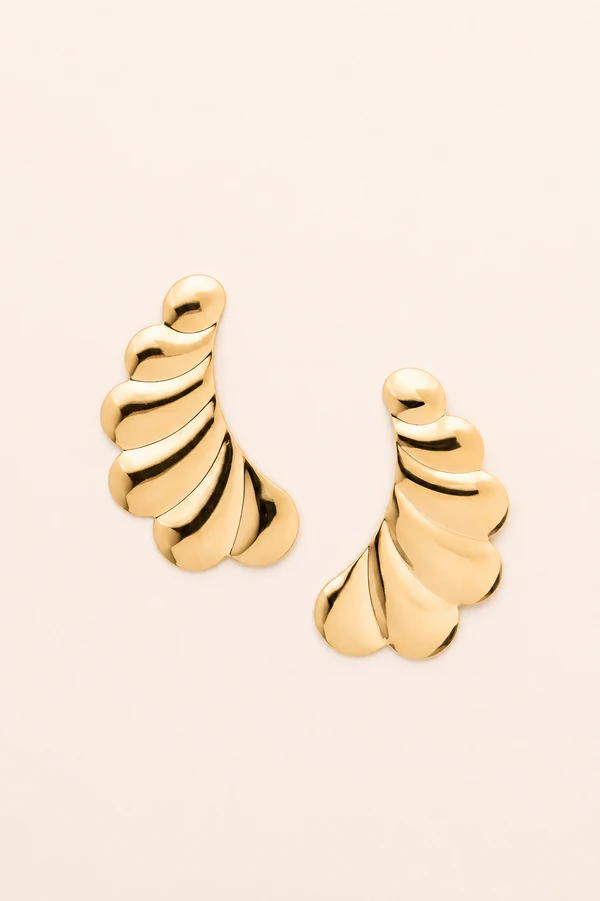 Brinco Dourado Nuvem M