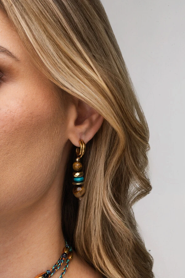Brinco Ouro Vintage Boho Dream