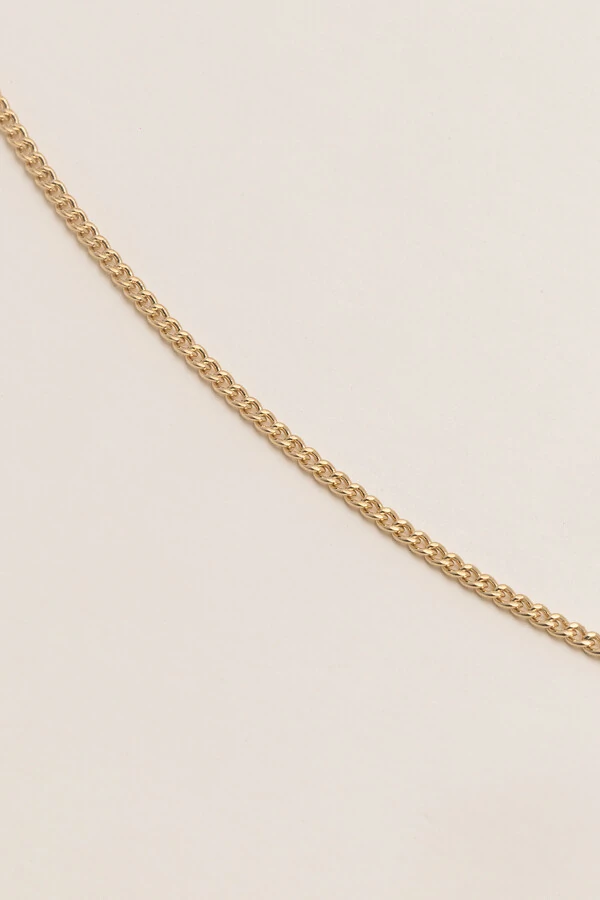 Colar Grumet Banho Ouro 18K