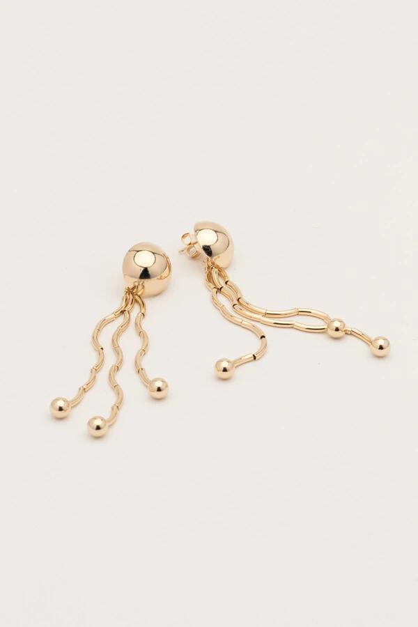 Brinco Dourado Água Viva