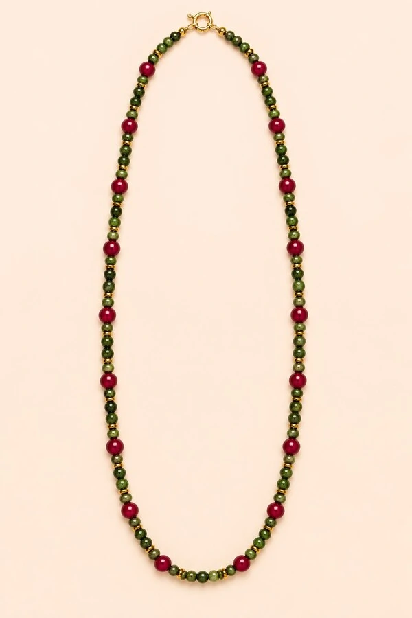 Colar Longo Veronica Banho Ouro 18K
