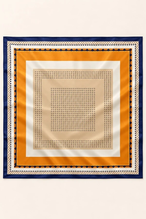 Lenço Estampa Geometrica