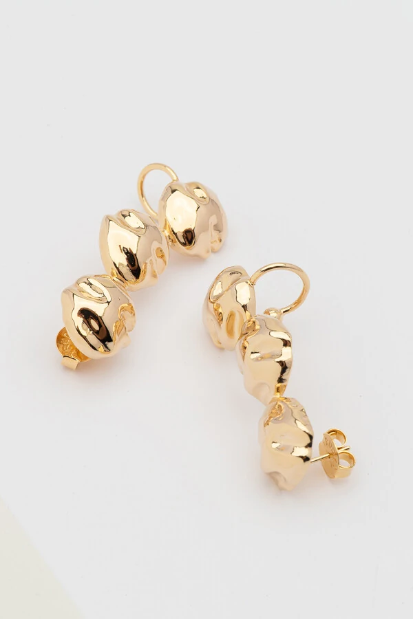 Brinco Dourado Earcuff Dunas