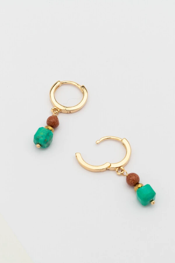 Brinco Argola Vicenza Banho Ouro 18K