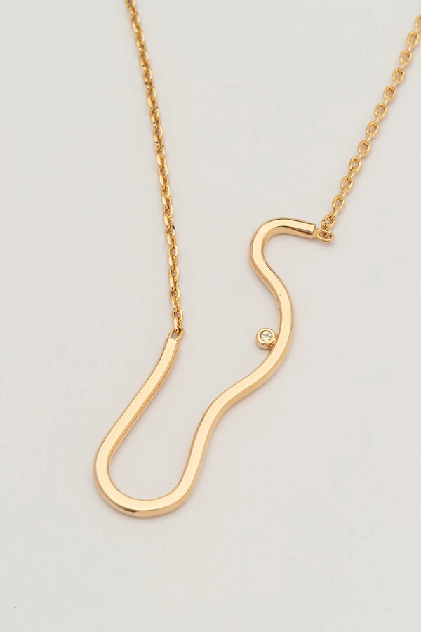 Colar Dourado Caminho