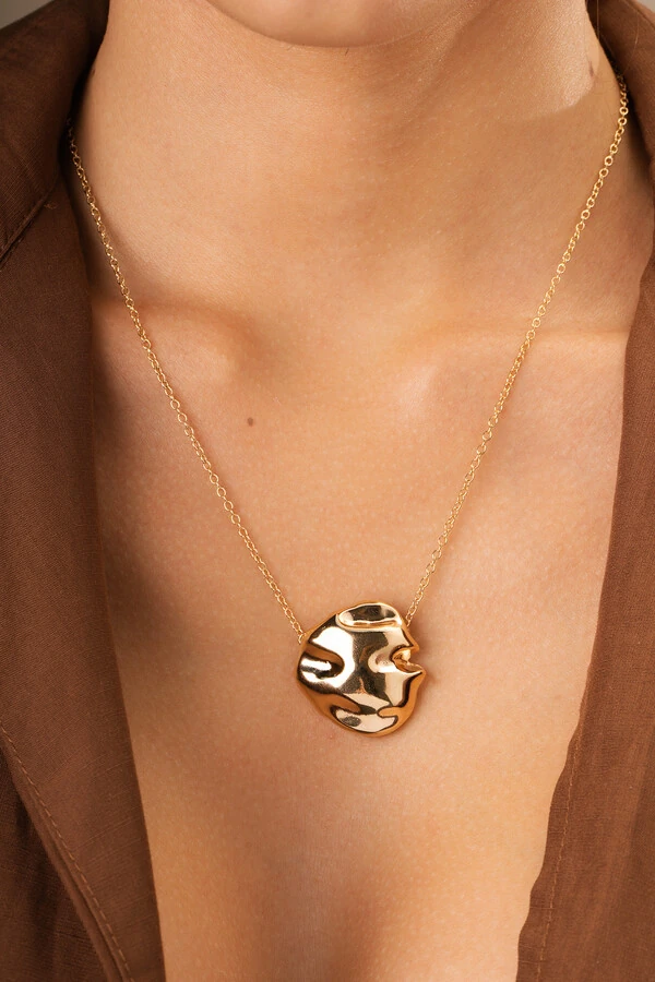 Colar Dourado Longo Dunas