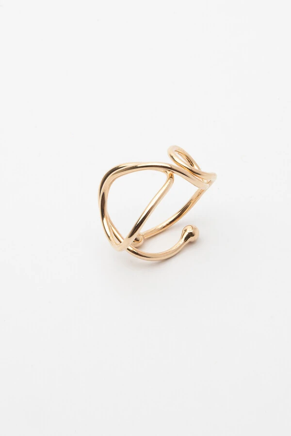 Anel Dourado Fio Orgânico