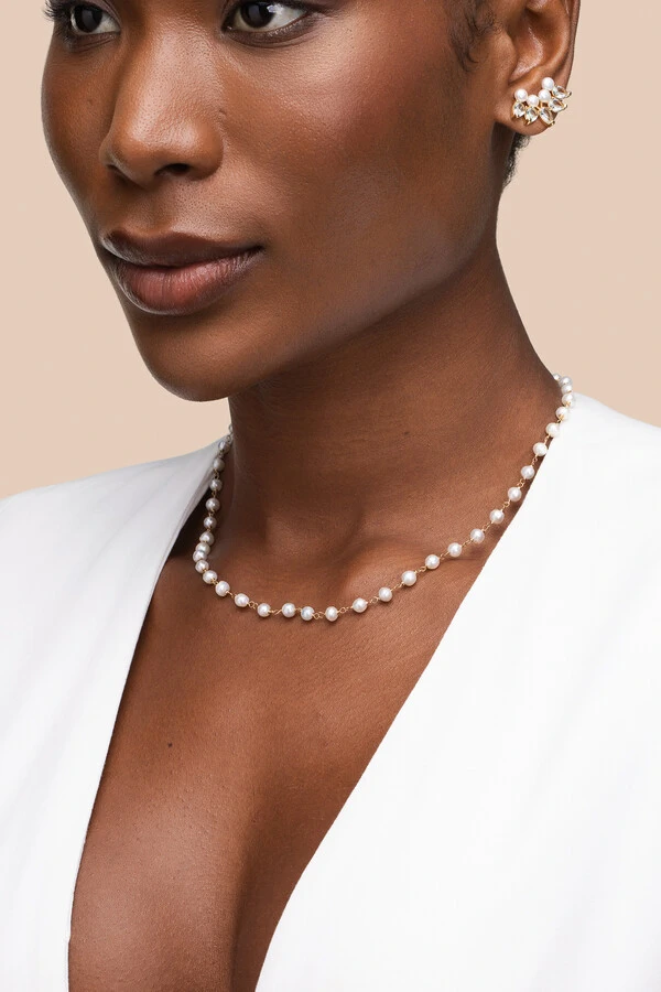 Colar Choker Siena Pérola Natural