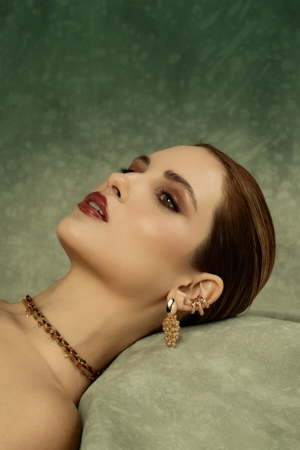 Colar Choker Trançado Boho Banho Ouro 18k