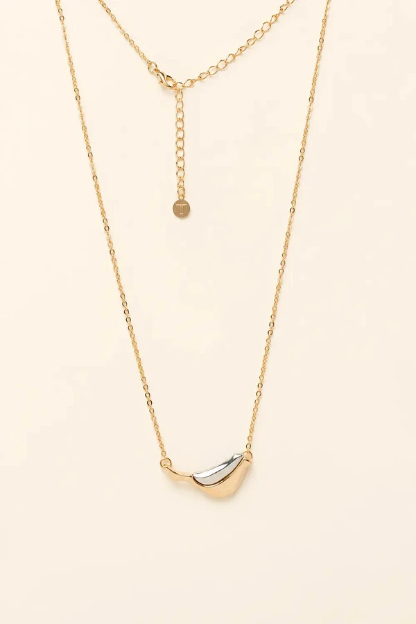 Colar Dourado Mãe e Filho