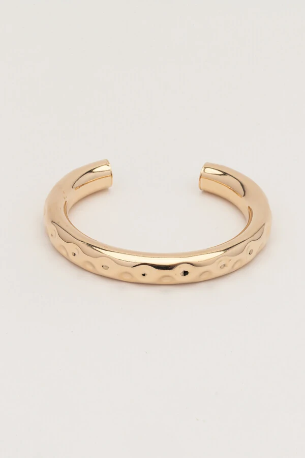 Pulseira Dourada Martelada