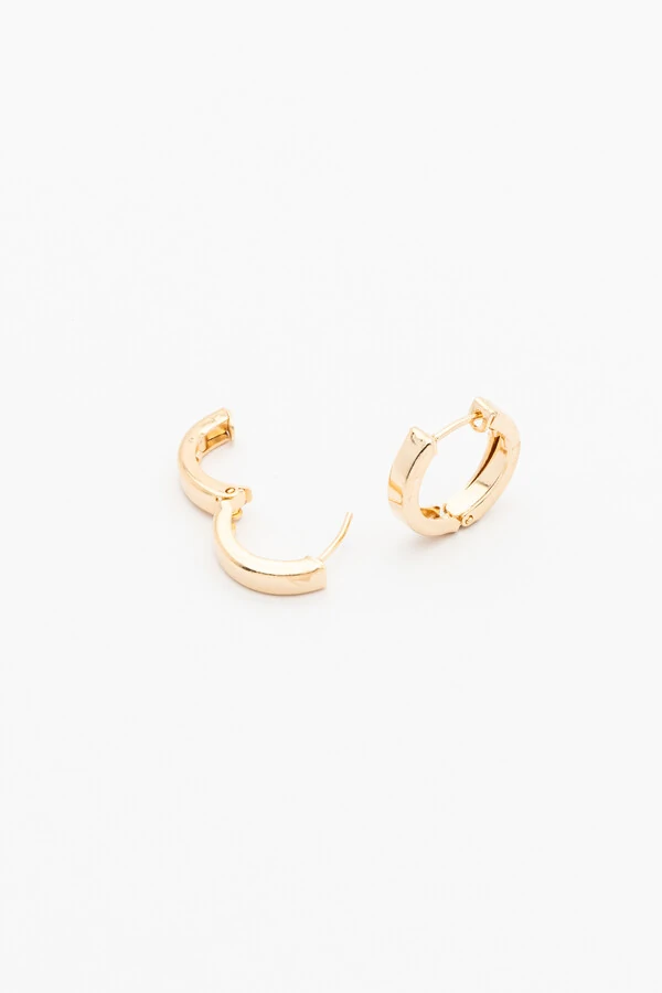 Argola Lisa Mola Banho Ouro 18K