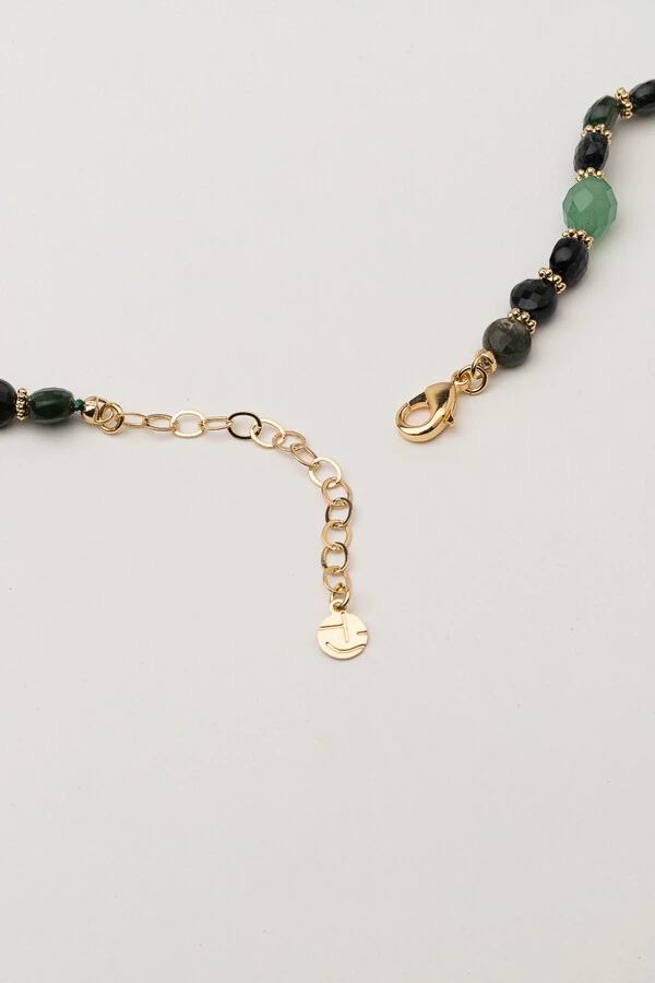 Colar Jade Atacama Banho Ouro 18K