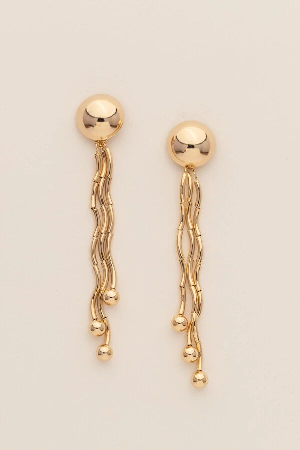 Brinco Dourado Água Viva