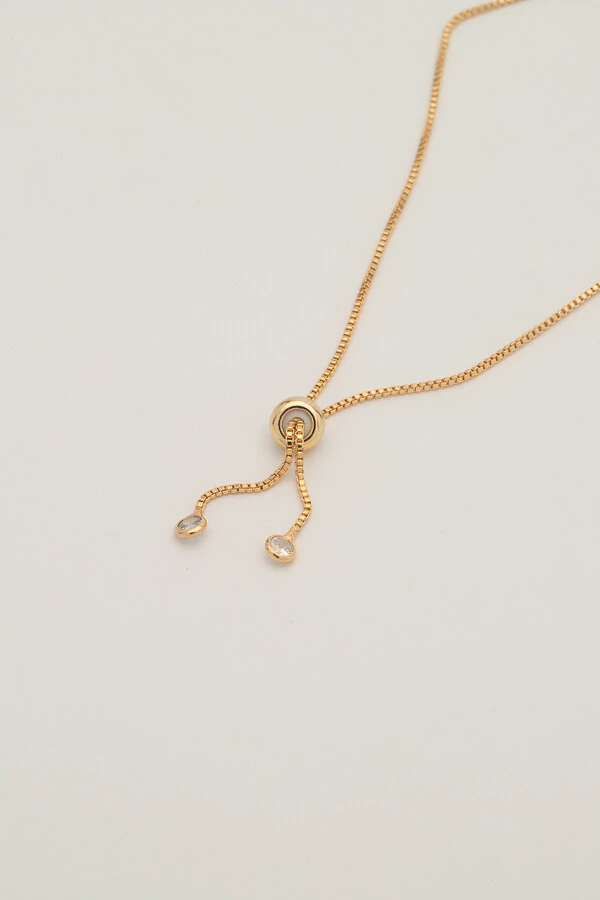 Pulseira Dourado Regulável Orgânico Perolado