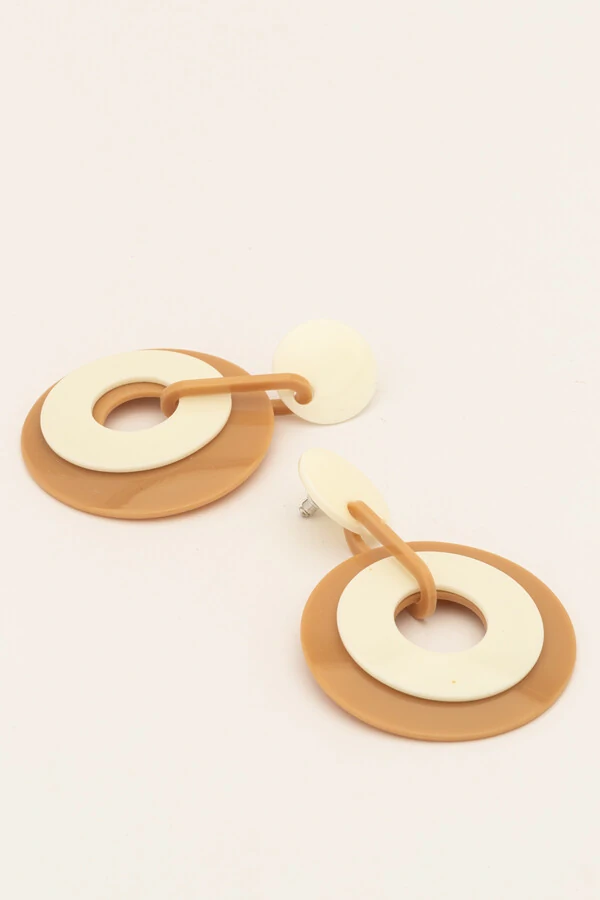 Brinco Círculos Acrílico