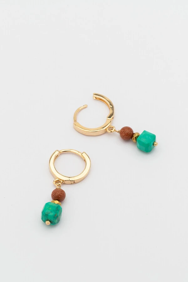 Brinco Argola Vicenza Banho Ouro 18K