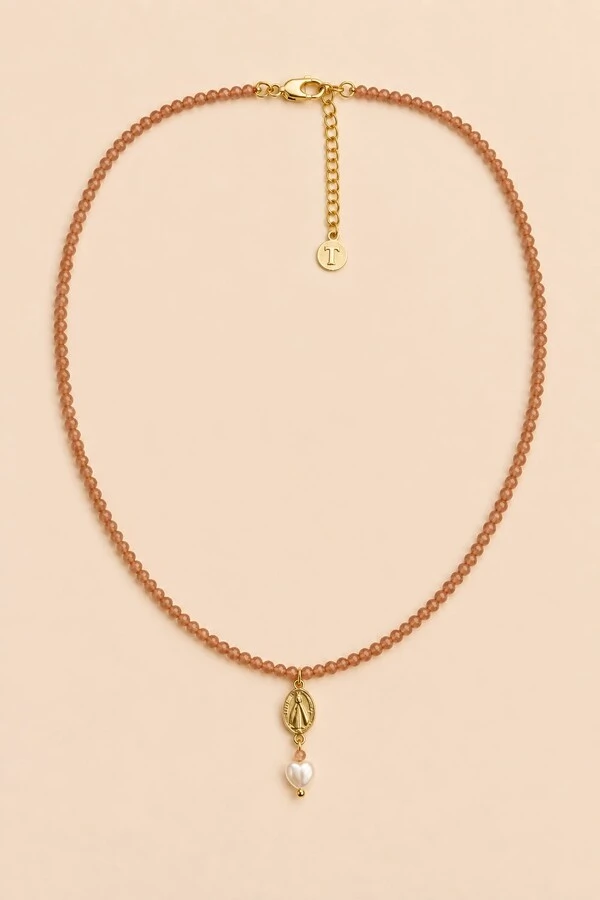 Colar Cristal Mini Nossa Senhora