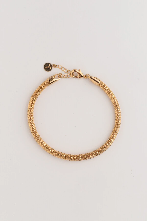 Pulseira Malha Banho Ouro 18K