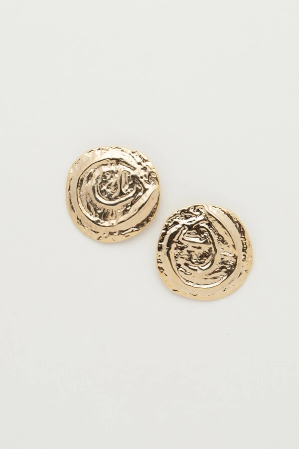 Brinco Dourado Placa Orgânica