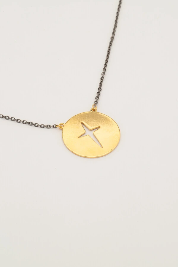Colar Gratidão Banho Ouro 18k
