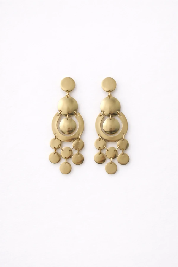 Brinco Dourado Cascata