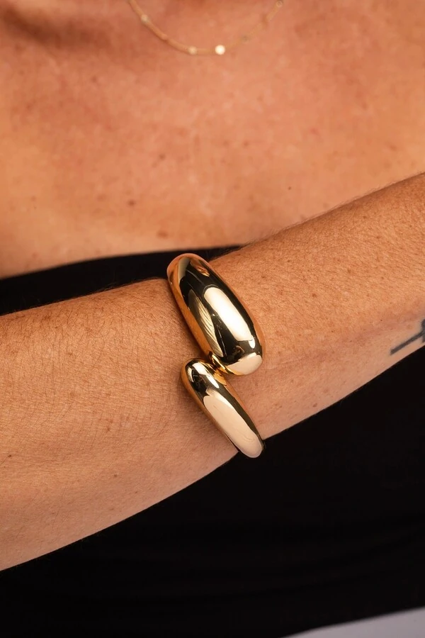 Pulseira Bracelete Gotas Bold